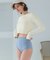 3点セット/ショートパンツ×カップ付長袖ビキニ/水着