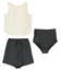 3点セット/ショートパンツ×タンクトップビキニ/水着
