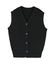 ベーシックフロント釦ニットベスト