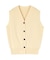 ベーシックフロント釦ニットベスト