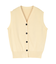 ベーシックフロント釦ニットベスト