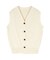 ベーシックフロント釦ニットベスト