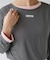 前後2wayタグ付きロングスリーブTシャツ