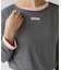 前後2wayタグ付きロングスリーブTシャツ