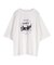 オーバーサイズピグメントフォトプリントTシャツ