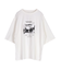 オーバーサイズピグメントフォトプリントTシャツ