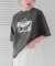オーバーサイズピグメントフォトプリントTシャツ