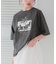 オーバーサイズピグメントフォトプリントTシャツ