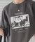 オーバーサイズピグメントフォトプリントTシャツ