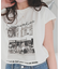 フレンチスリーブピグメントフォトプリントTシャツ