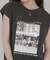 フレンチスリーブピグメントフォトプリントTシャツ