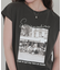 フレンチスリーブピグメントフォトプリントTシャツ