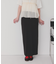 セルフカットリブカットソーIラインスカート