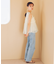シフォンフリルドッキングトップス