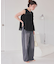 シフォンフリルドッキングトップス