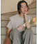 汗染み防止ラッフルスリーブTシャツ