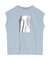 箔プリントフレンチスリーブTシャツ
