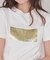 箔プリントコンパクトTシャツ