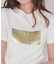 箔プリントコンパクトTシャツ