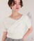 オフショルダーハーフスリーブTシャツ