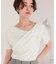 オフショルダーハーフスリーブTシャツ