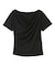 オフショルダーハーフスリーブTシャツ