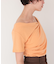オフショルダーハーフスリーブTシャツ