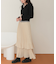 リリープリーツティアードスカート