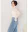着心地抜群シアーハイネックトップス