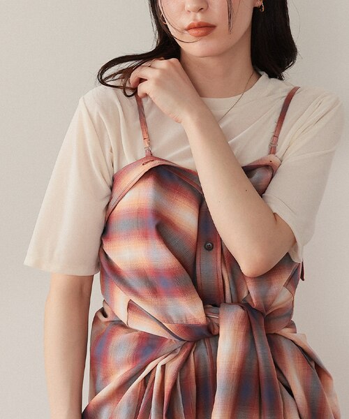 マルチウェイチェックオーバーシャツ｜ティティベイトの通販｜&mall