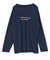 文字プリントシアーロングTシャツ