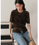 シアーベロア半袖Tシャツ