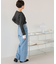 なめらか手触りカシミヤタッチボートネックニット