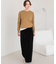 なめらか手触りカシミヤタッチクルーネックニット