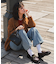 厚底ビット付きローファー
