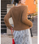 クルーネックミニシャギーニット