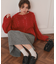 ツイードIラインスカート