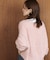 深Vネックショートシャギーニット