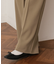 裏起毛センタープレスワイドパンツ