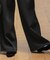 裏起毛センタープレスワイドパンツ
