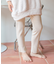 モチッとタッチリブニットレギンスパンツ