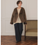フェイクムートンノーカラージャケット