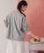 フロントジップゆるっとスウェットプルオーバー