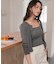 レースヘムキャミソール/カーディガンニットセット