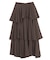 ランダムヘムティアードスカート