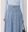 ライトオンスデニムフレアスカート