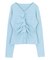 フロントギャザーニットトップス