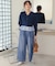 イージーワイドデニムパンツ