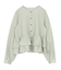 ペプラムショートブラウス