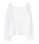 ペプラムオフショルダーブラウス